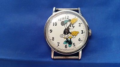 Vintage Timex 1971 Minnie Mouse Disney Men's Watch for parts