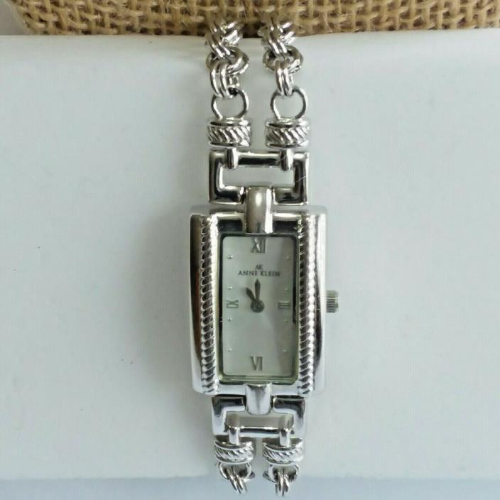 Anne Klein Watch Silver Women Bracelet 6.5 Inch Quartz Analog K23