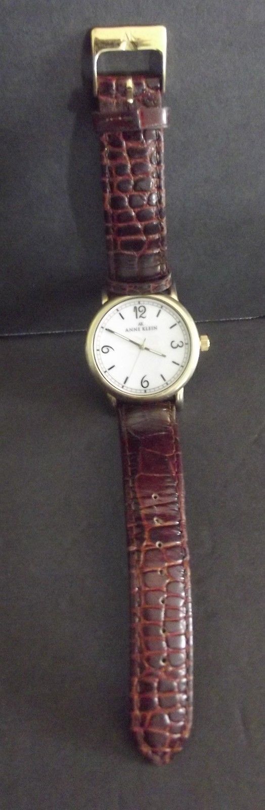 Anne Klein Women's Watch For Parts Model V121E Leather Band