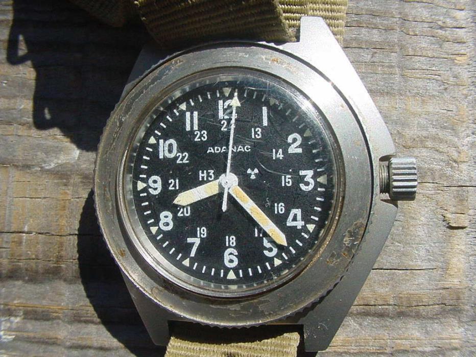 1988 Adanac Gallet & Co Military Watch Parts or Restoration