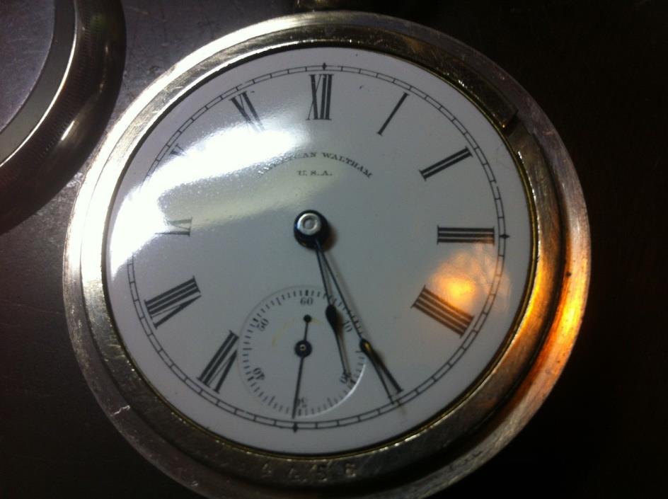 Waltham COIN silver PSBartlett Pocket Watch