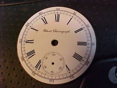 42.5mm Patent Chronograph snap on pocket watch dial