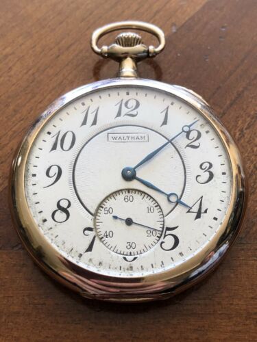Waltham 14k Gold Antique Riverside 23 Jewels, Runs Perfect, Rare Watch