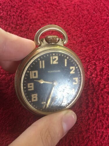 Rare Waltham Railroad Pocket Watch 16-A 21 Jewels 1950’s