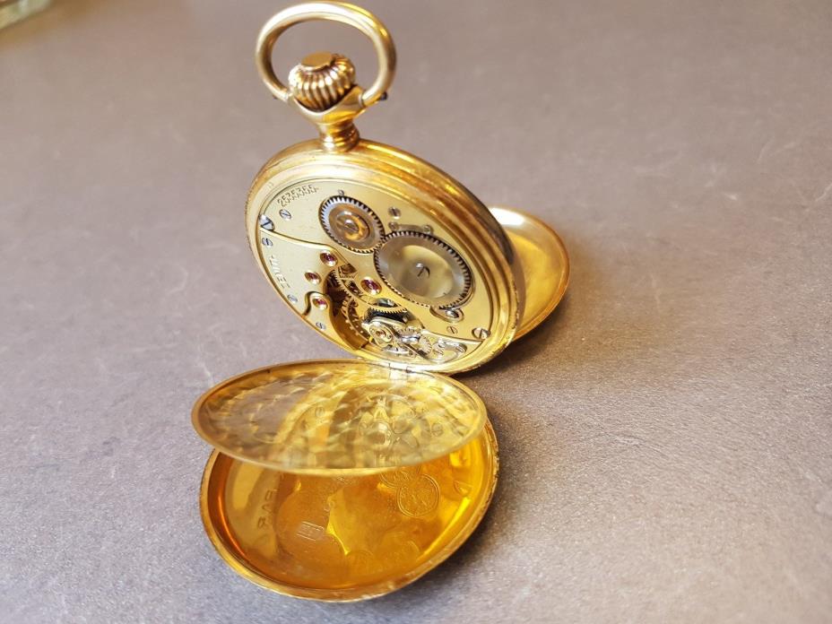 ZENITH 18K GOLD POCKET WATCH GRAND PRIX 1900, 