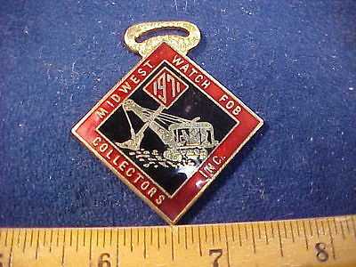 vintage and or used pocket watch fob steam shovel