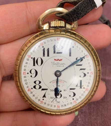 Vintage! Waltham Pocket Watch 17 Jewels!