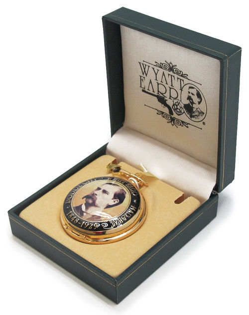 Wyatt Earp Pocket Watch and Commemorative Knife (see picture 2)