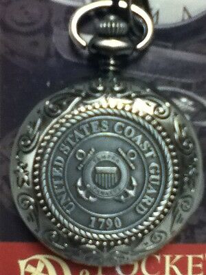 UNITED STATES COAST GUARD VINTAGE COLLECTION POCKET WATCH NEW