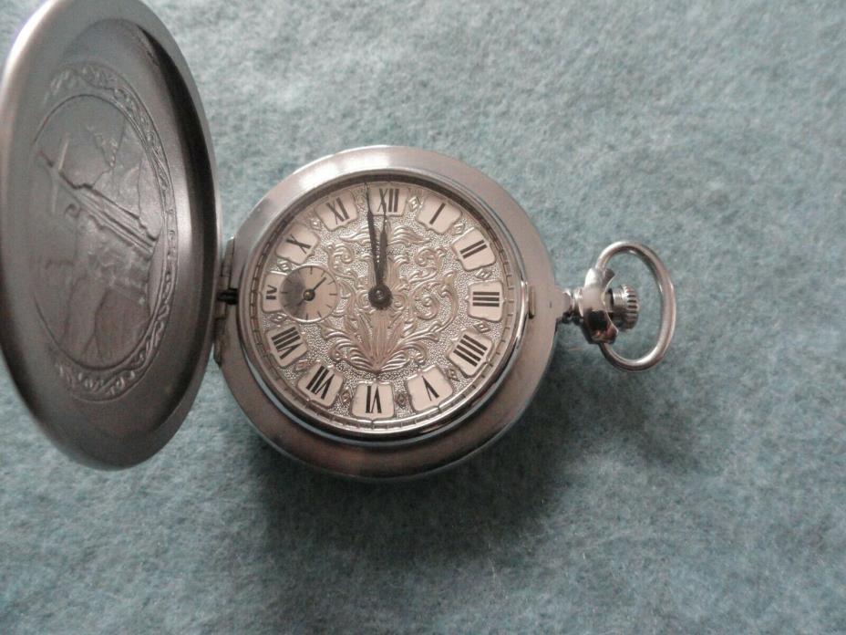 Vintage Russian Mechanical Wind Up Pocket Watch