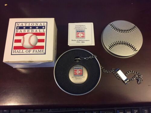 New Old Stock National Baseball Hall Of Fame pocket watch 65th anniversary