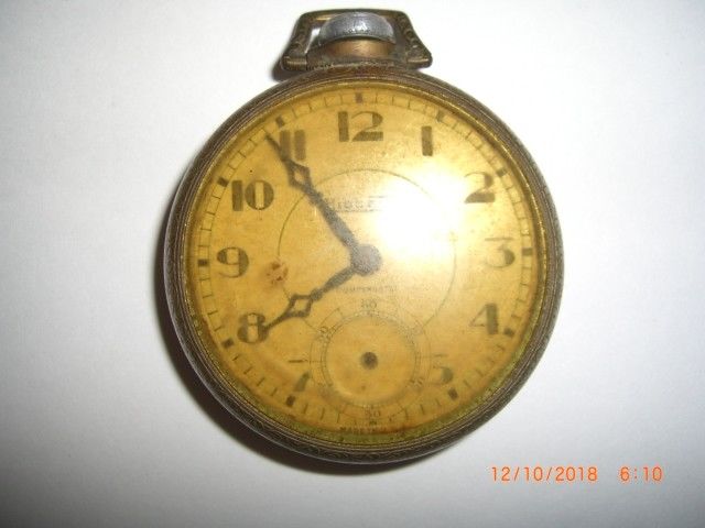 Hibbard Compensated Pocket watch-USA- No 2nd hand & not working