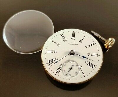 Antique Waltham Pocket Watch Movement WORKING S/N 14752678 Ca.1907 45 mm Dia.