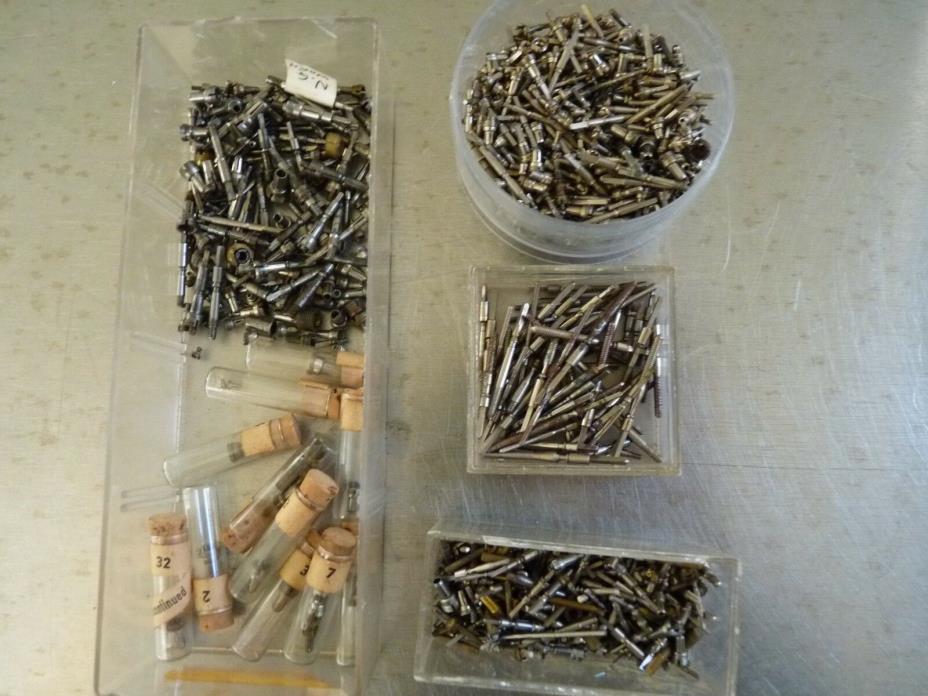Antique Watchmakers Pocket Watch Stems  Sleeves Large Group