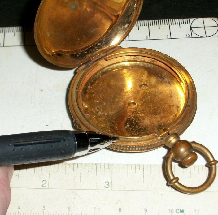 Cooper English Antique Pocket Watch Case - Needs Repair