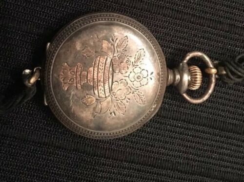 Vintage Elgin Pocket/wrist Watch Sterling Silver
