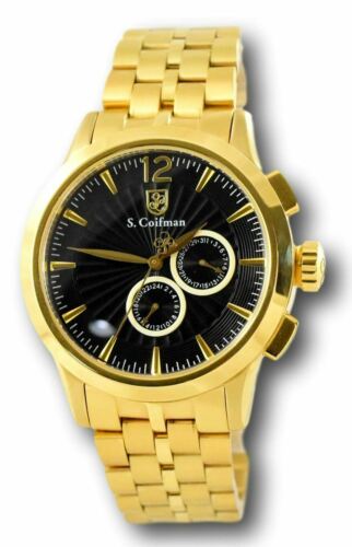 S. Coifman by Invicta SC0270 Men's Swiss Quartz Gold Stainless Steel Watch