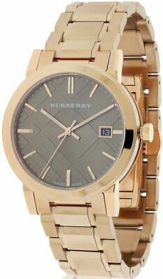 Burberry BU9126 The City Rose Gold Gray Dial Swiss Made Womens Watch