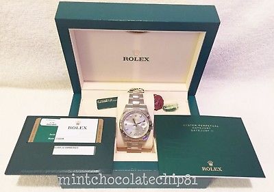 ROLEX DATEJUST II SS SILVER DIAMOND OYSTER MENS WATCH BRAND NEW PAPERS 116334
