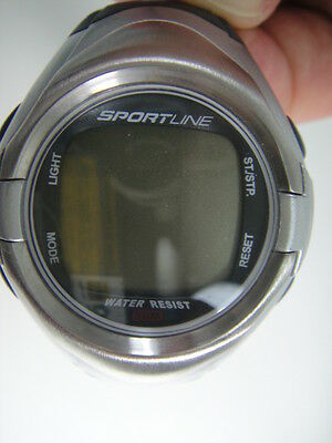 Mens Sportline Heartrate Heart Rate Watch