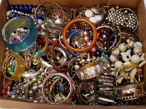 LARGE ASSORTMENT OF BRACELETS  MANY STYLES COLORS THEMES AND SIZES