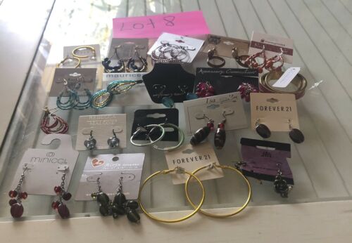 costume jewelry earring lot