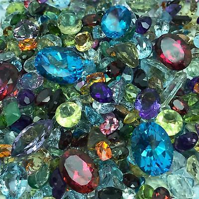 250 Carats Natural Loose Gemstones Wholesale Mixed Parcel Lot-Premium Quality!