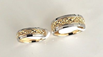 Lot Of 40 Rings 14k Gold stainless  steel Jewelry Band Wedding Ring size 5 to 11
