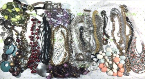 Bracelet Necklace Chain Fashion Junk Drawer Jewelry Repair Repurpose Craft Lot L