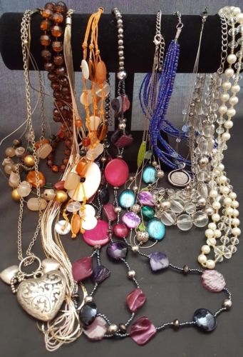 fashion necklace lot 12 assorted strands