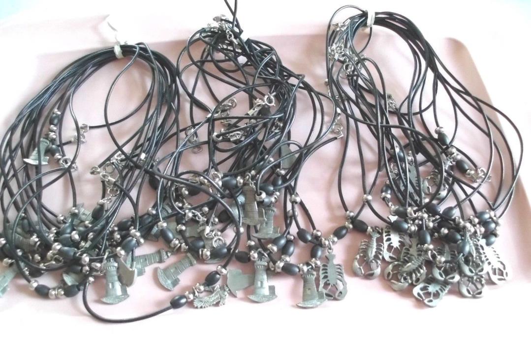 Lot of 37 Sealife & Nautical Necklaces