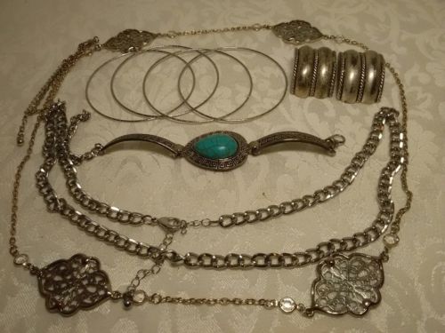 Lovely Jewelry Lot Silver Tone ~ Junk Drawer