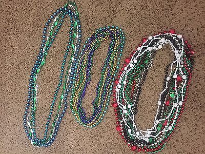 31 Assorted Colors Party Favors Beads Necklaces Mardi Gra Halloween St Patty
