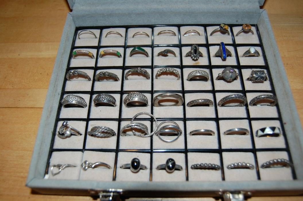 Assorted Rings in Case: New from Retail Setting