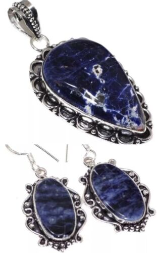 Set Of Sodalite Pendant 2.2