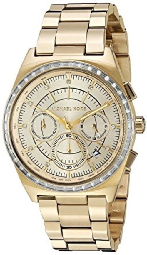 Michael Kors  MK6421 Vail Gold 39 mm Women's Chronograph Dial Watch