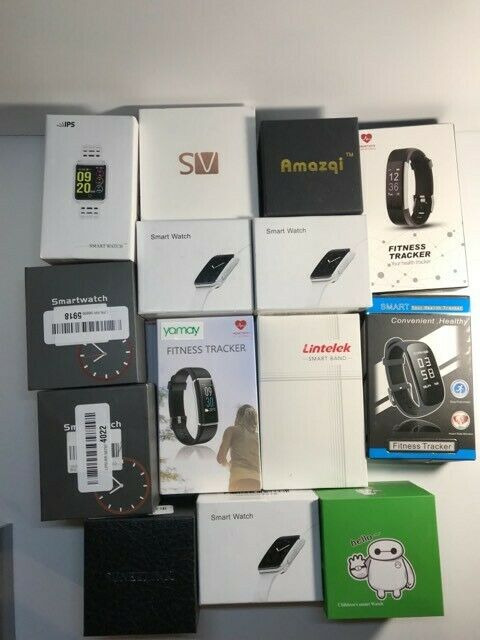 Lot of Assorted Fitness GPS Heart Rate watches with bonus items