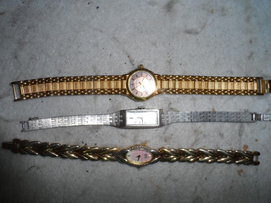 Vintage Lot of 3 Ladies Wristwatches - Elgin, Seiko, Citizen Priced to sell