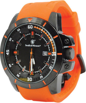 New Smith & Wesson SWW397OR Trooper Watch Orange