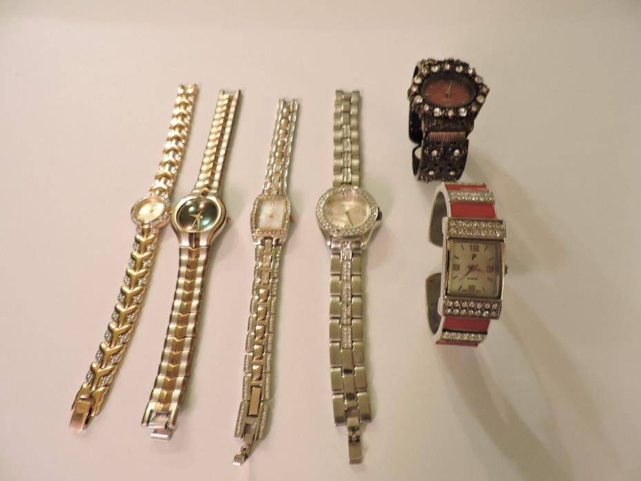 Lot of 6 Ladies watches