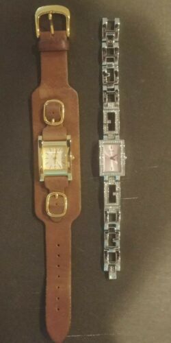 Ladies Guess Watches Japan Mov't (Genuine Leather & Quartz) See Pics!