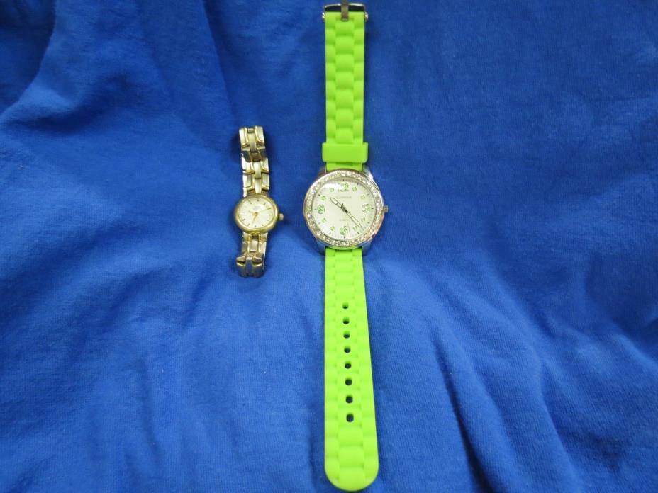 2 Women's Watches for one price, new batteries installed