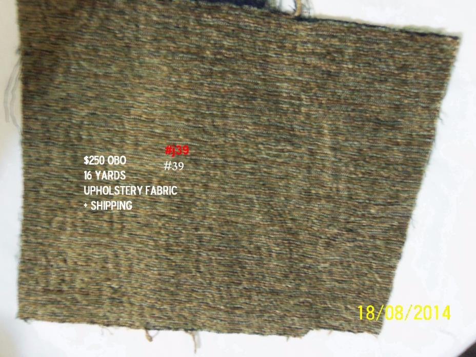 16 Yards NICE Green upholstery fabric