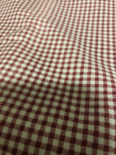 2 Yards Cranston Print Works Red Check Fabric