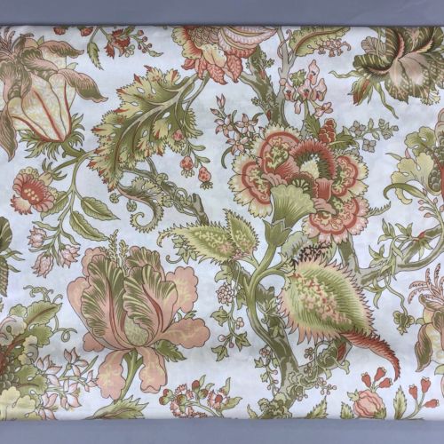 Vintage Waverly Talbot Greenfield Village Collection Fabric Floral Henry Ford 6Y