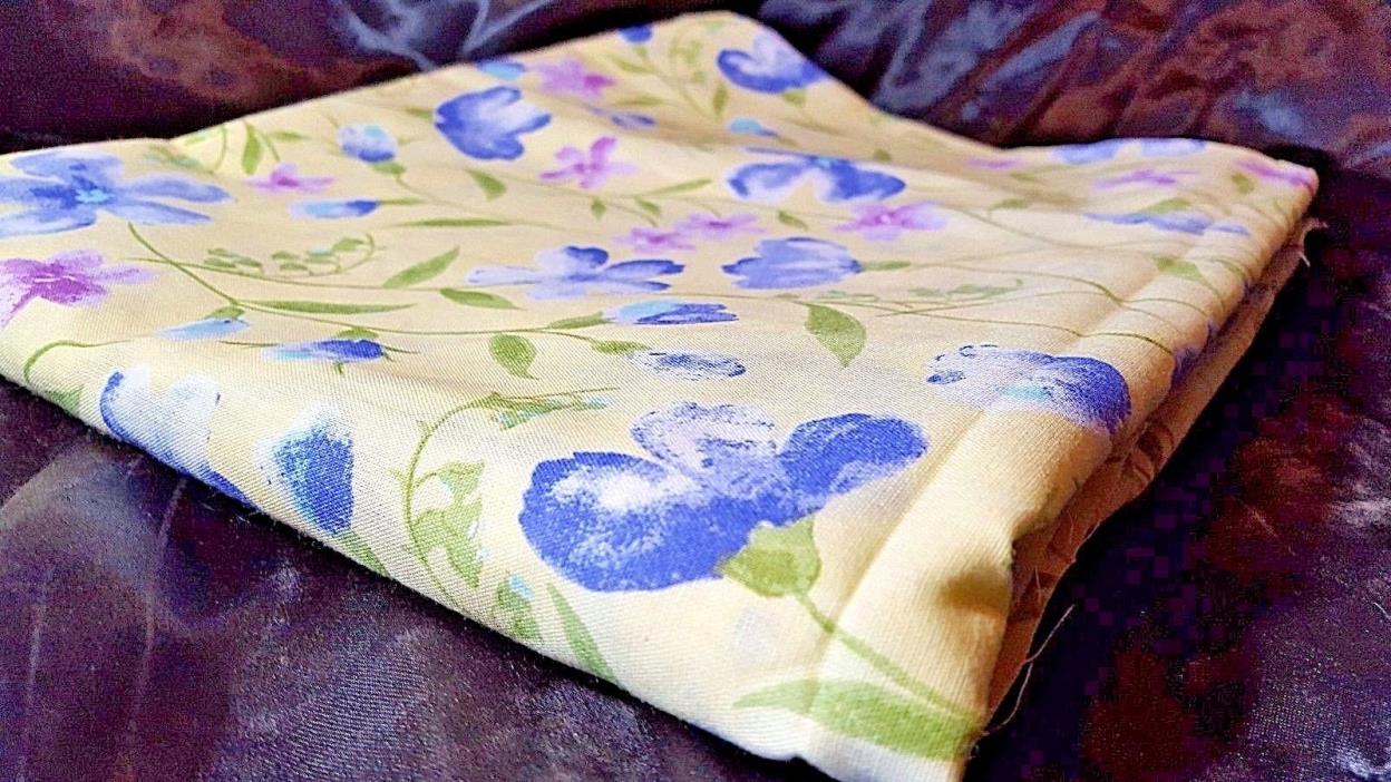 FABRIC -  4 YARDS FLORAL COTTON MATERIAL