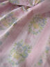 Vintage Pink printed cotton valance fabric for many projects ~ pink ~ c1940's
