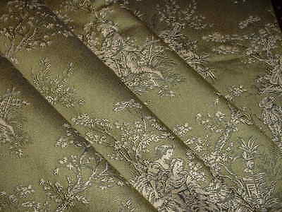 8 yds. Portfolio Kravet Cypres/Parchment Toile Upholstery Fabric