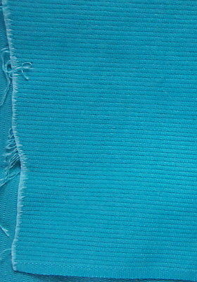 Corduroy blue fabric. Narrow wale.  4yds.+ 25
