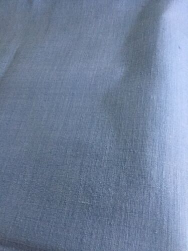 Vintage Light Baby Blue Kettle Cloth Fabric 2 1/2 Yds Nubby Textured Cotton F18